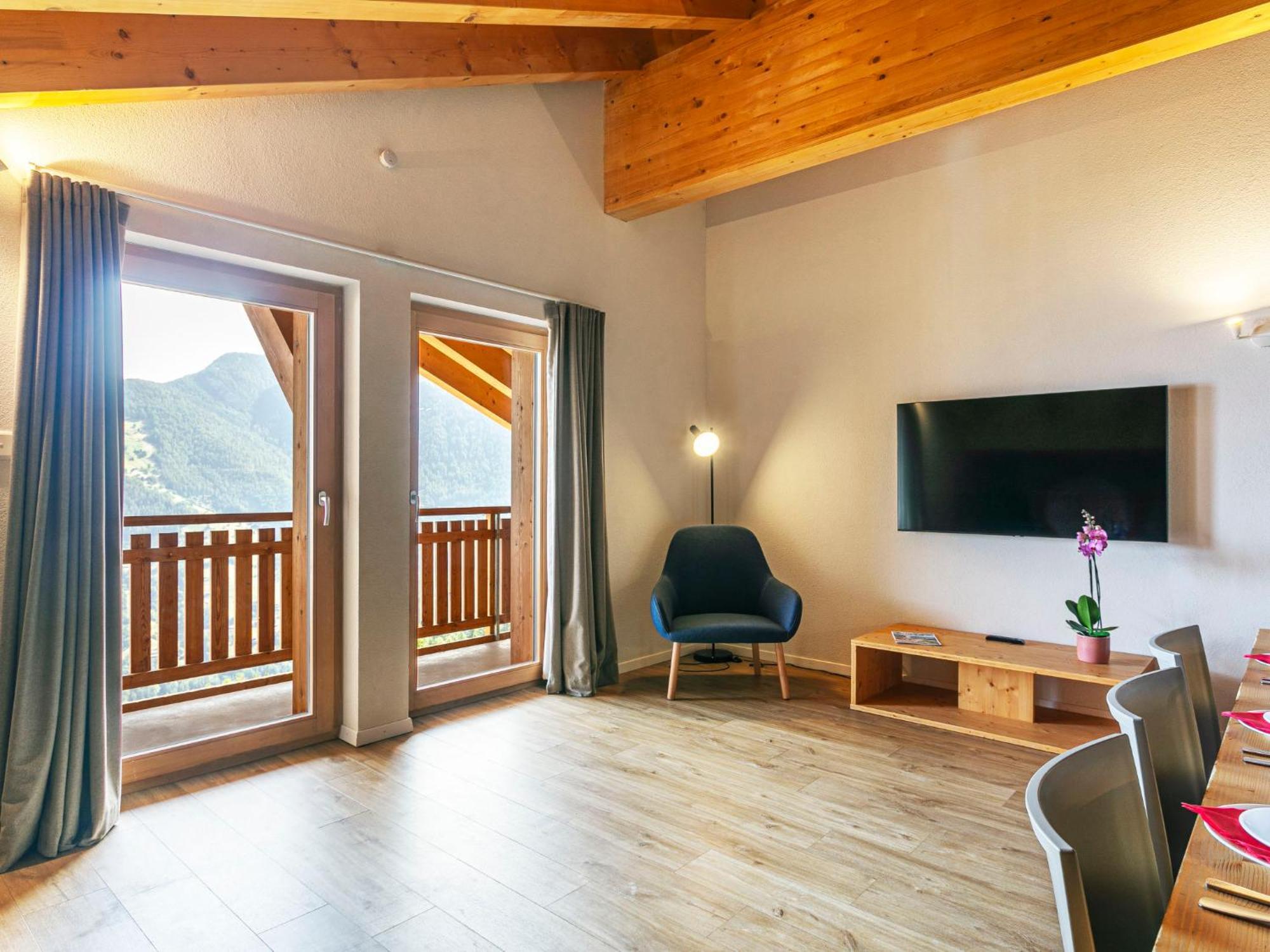 Apartment T-Resort La Tzoumaz 4P8 Vue Vallee By Interhome Luaran gambar